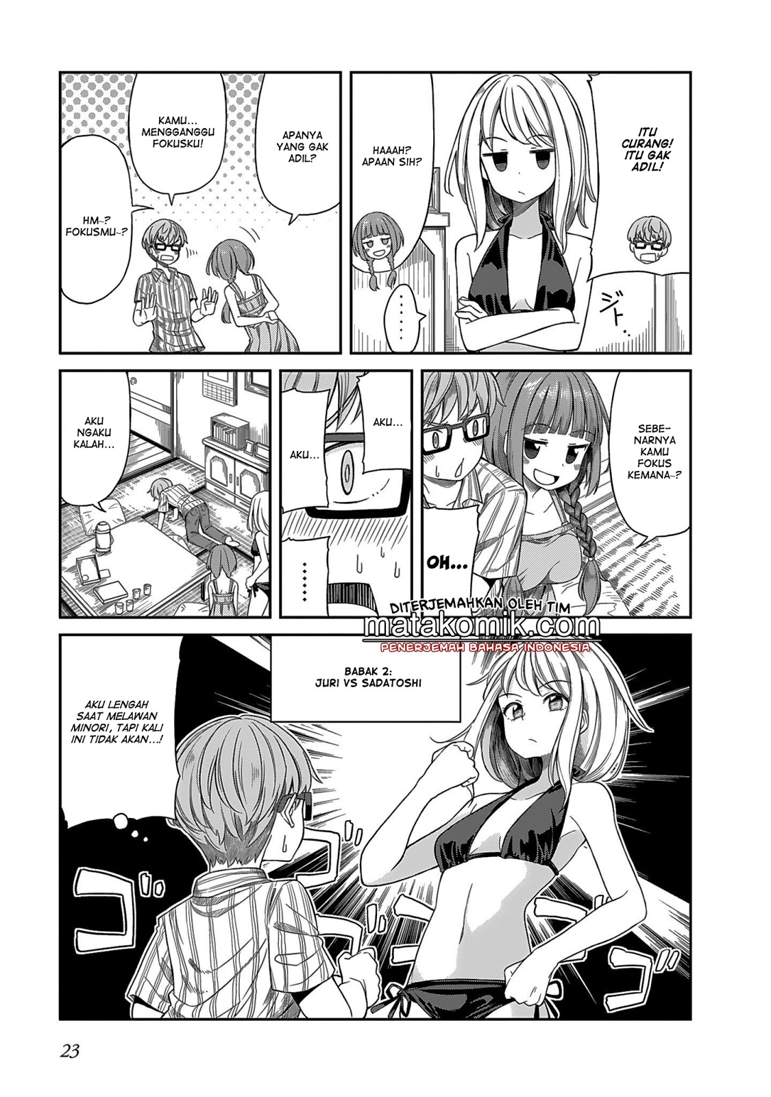 Hinomoto-san Chi no 3-shimai Chapter 02 Gambar 9